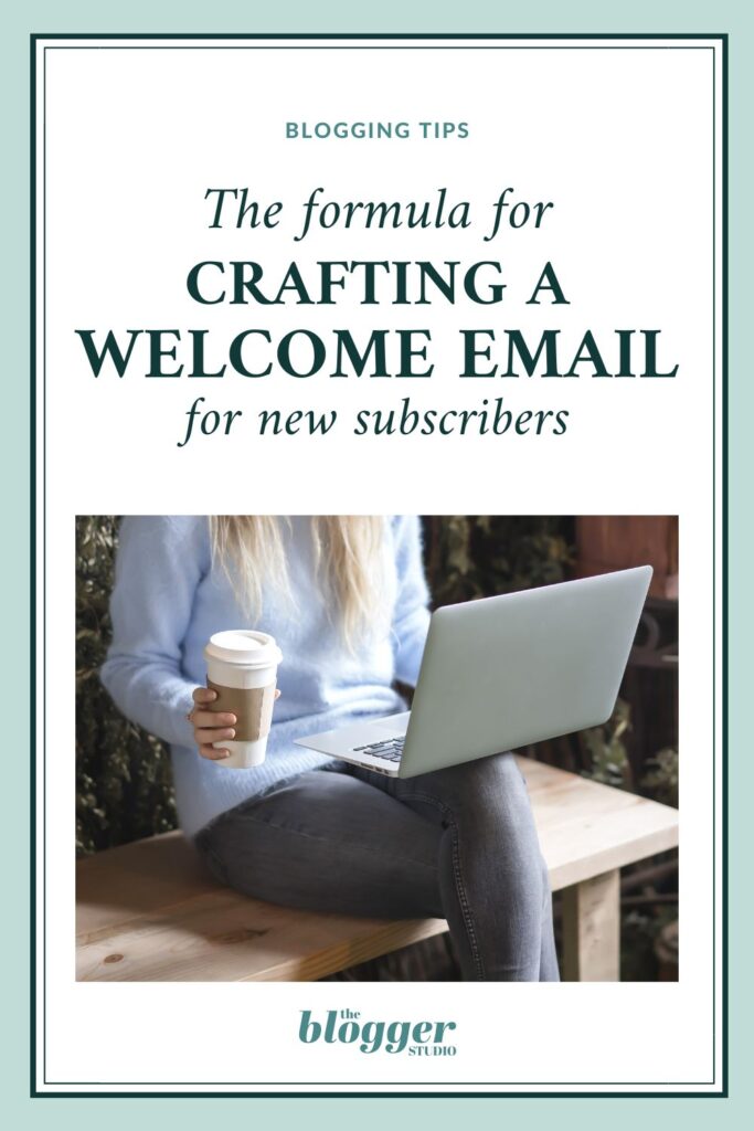 formula for crafting a welcome email for new subscribers
