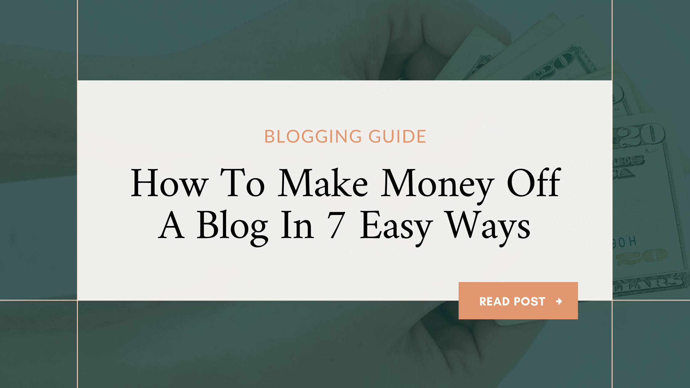 how to make money off a blog in seven easy ways