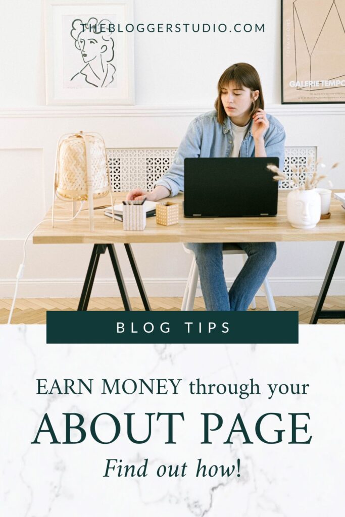 earn money through your about page