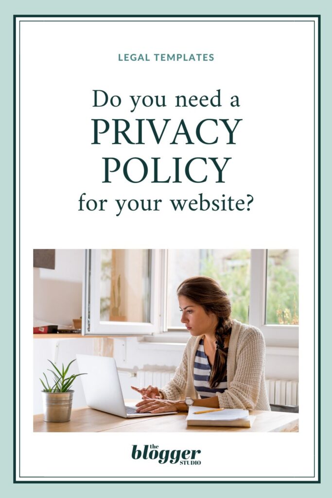 do you need a privacy policy for your website