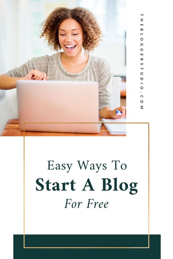 easy ways to start a blog for free